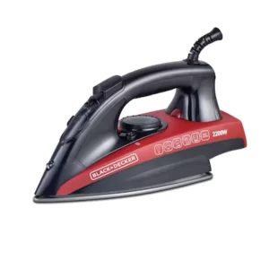 BLACK & DECKER STEAM IRON-X2200-B5 2200W, Non-stick Soleplate