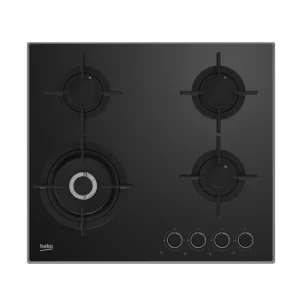 BEKO BUILT-IN HOB 60CM BLACK GLASS HCLW64222S